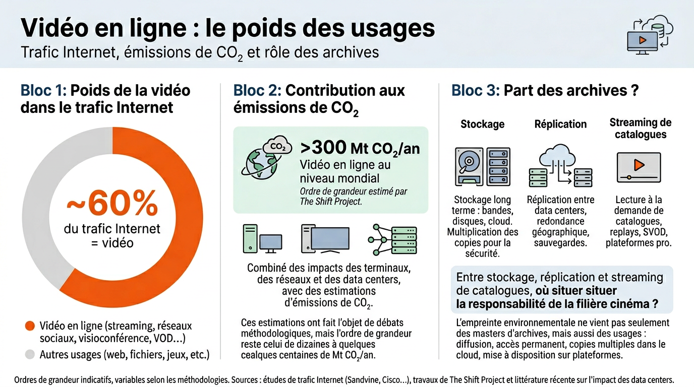 Archiver sans bruler la planete : ecologie et archivage des film